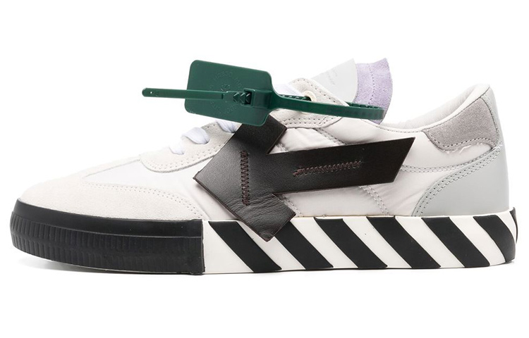 OFF WHITE New Vulcanized Low 'White Black'