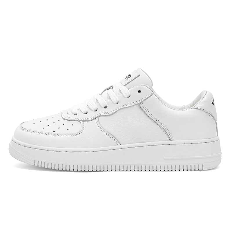 Jeep Wear resistant And Lightweight Low Top Skateboard Shoes Men's White