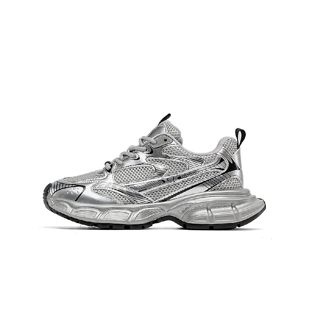 EBLAN Low-Top Chunky Sneakers Women's Silver