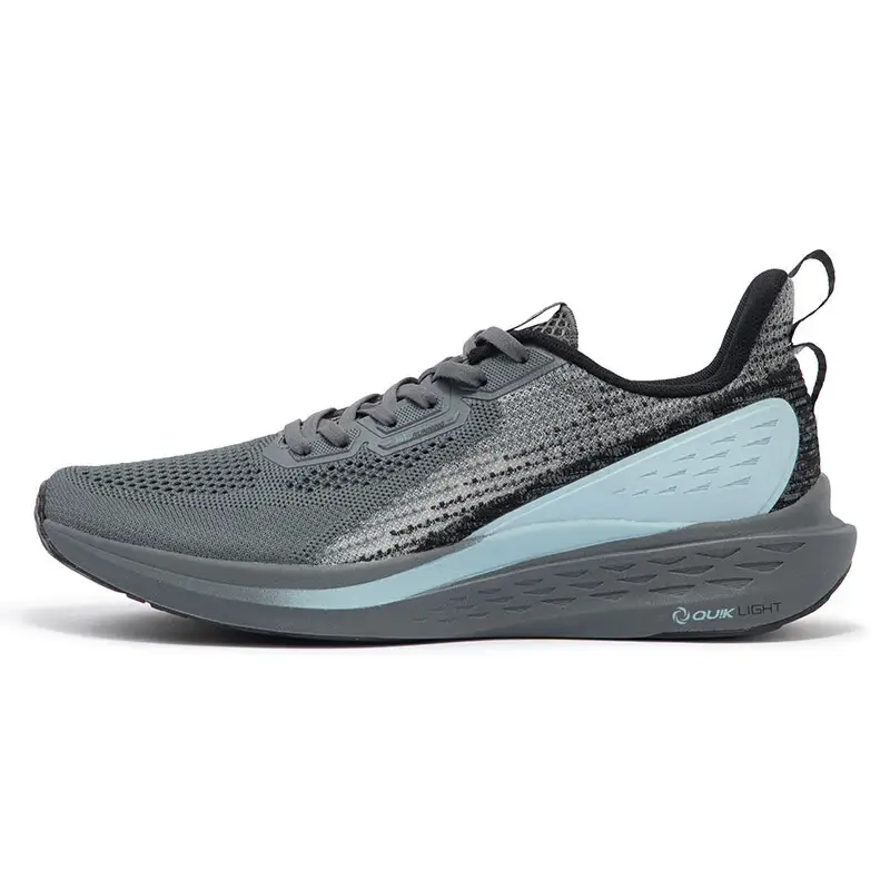 361° Breathable Low-Top Running Shoes Men's Gray Black