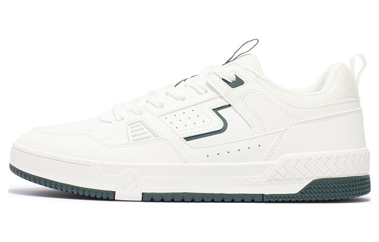 361° Anti Slip Wear Resistant Low Top Casual Shoes Men's White Green