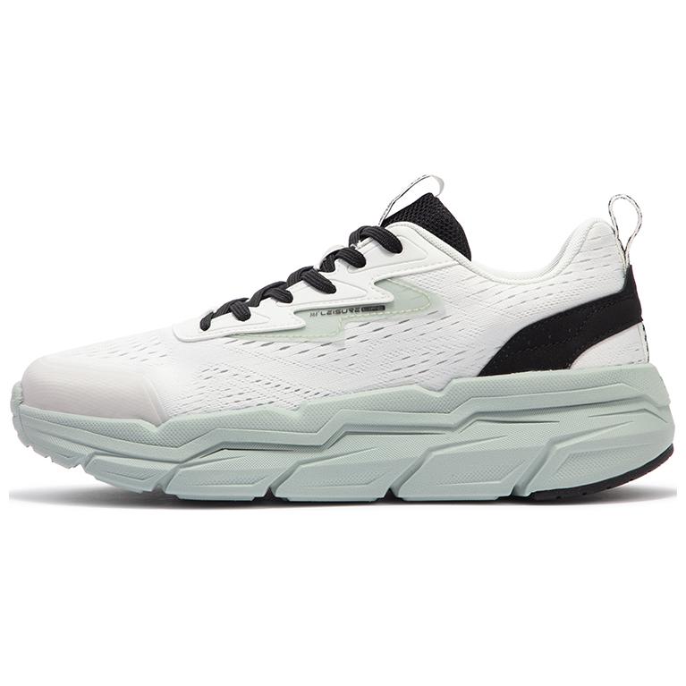 361° Abrasion Resistant Low Top Casual Shoes Men's Gray Green
