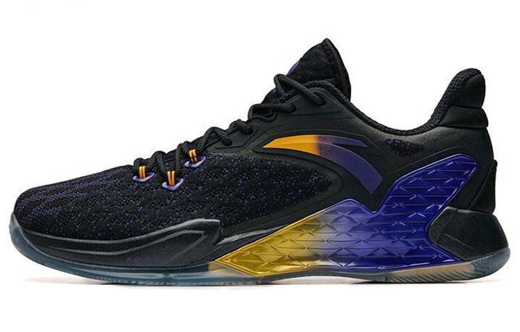 Anta RR5 Rajon Rondo 5 Non slip Lightweight Low top Performance Basketball Shoes Men's Black Purple