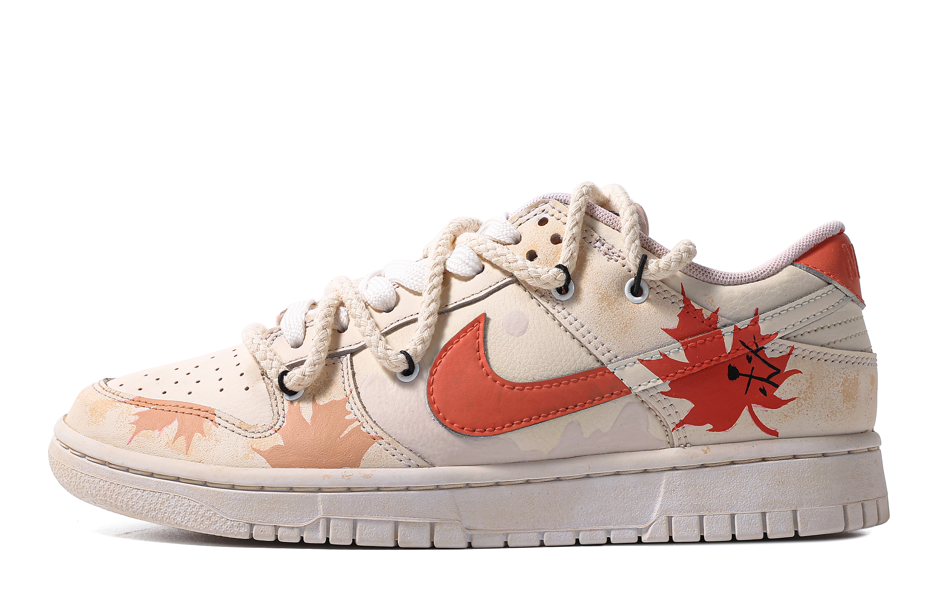 Nike Dunk Low Abrasion Resistant Balance Low top Skateboard Shoes GS Ecru