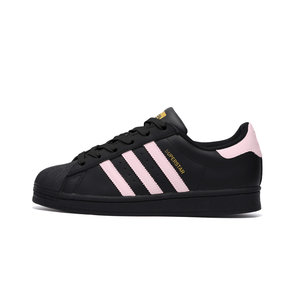 Adidas Originals SUPERSTAR Anti Slip Wear Resistant Low Top Skateboard Shoes Unisex Black