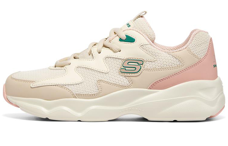Skechers D Lites Airy Low Top Running Shoes White Women's