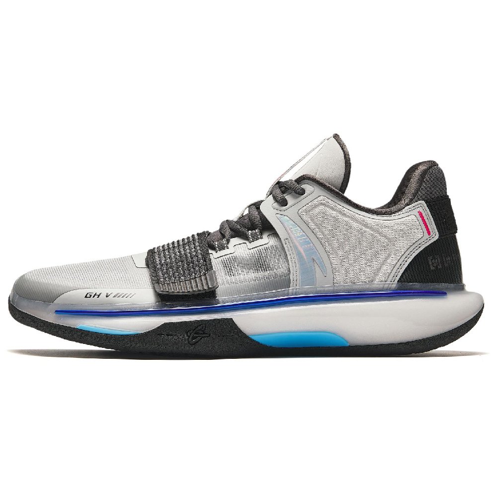 Anta GH5 Cushioning Rebound Low-Top Basketball Shoes Men's Microchip Gray