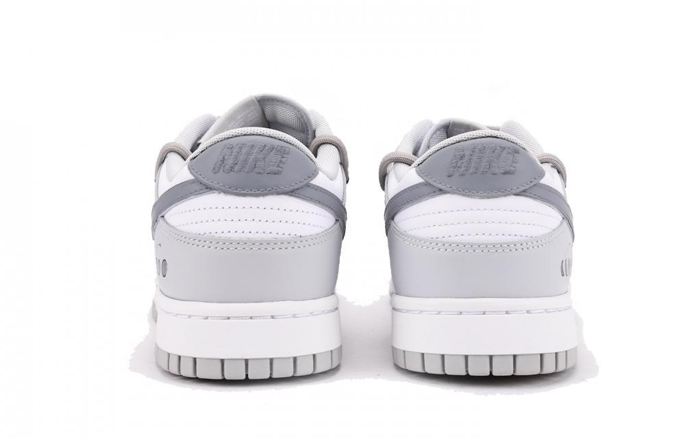 Nike Dunk Skateboard Shoes Men Low-Top White Gray