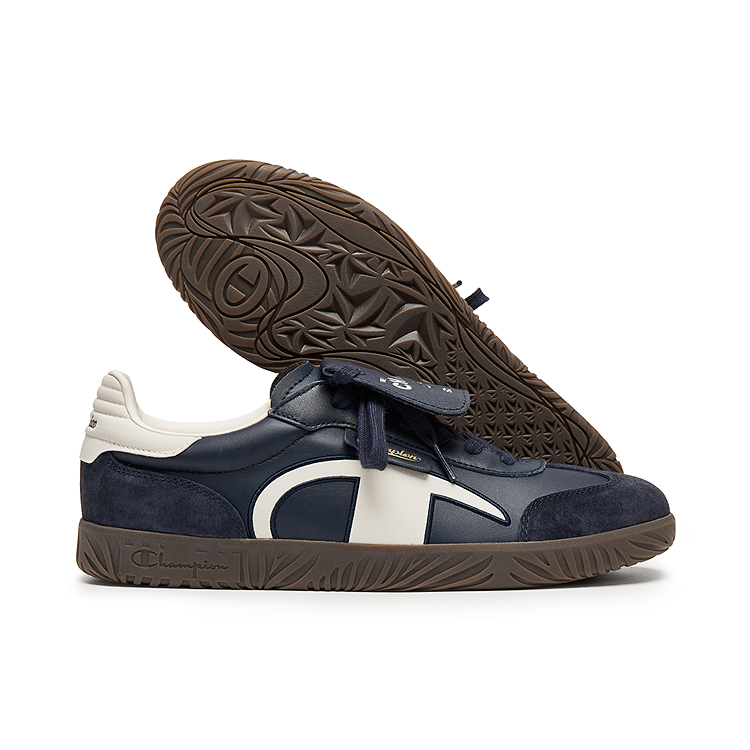 Champion T Trainers German Army Style Balance Low top Skateboard Shoes Men's Junke Blue/Linen
