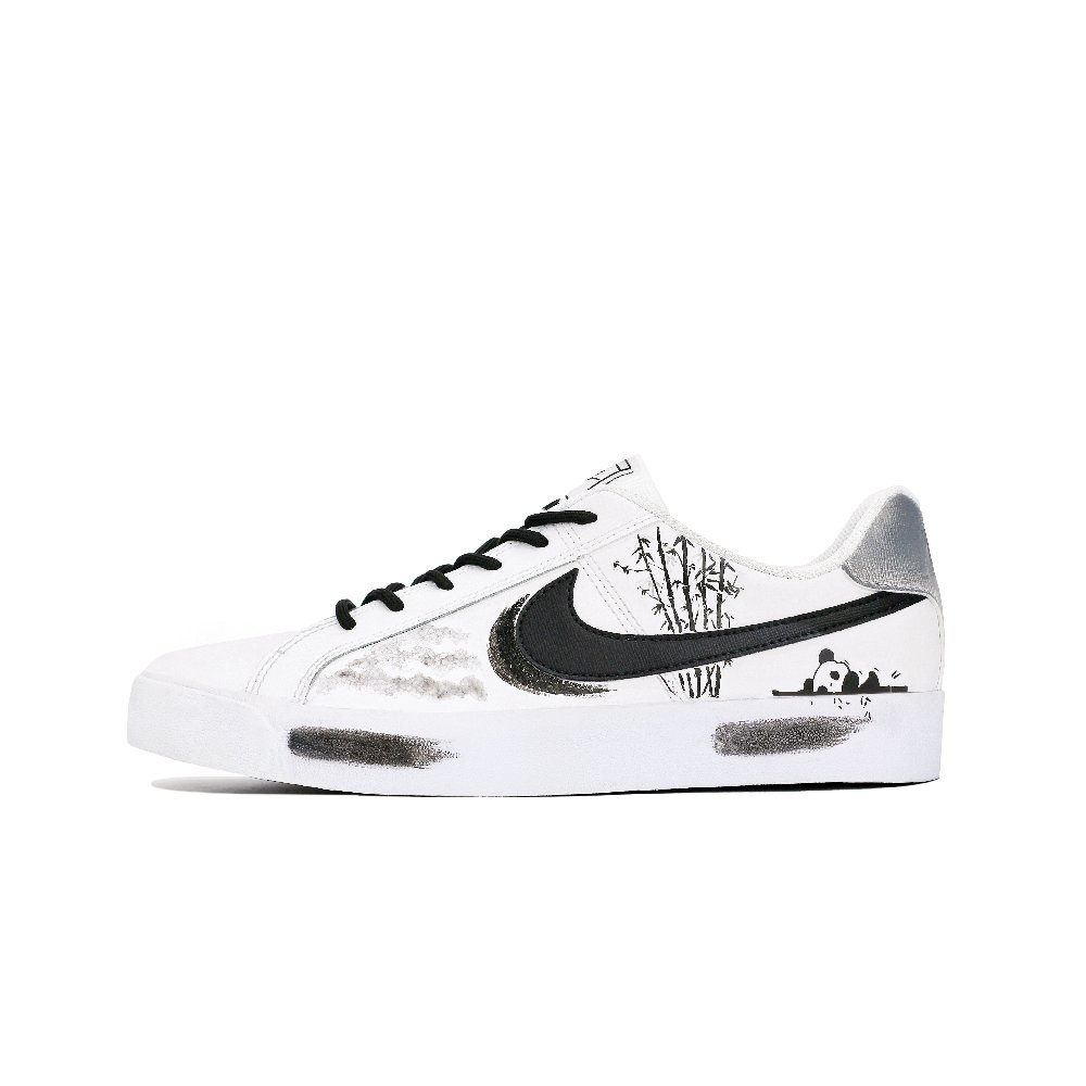 Nike Court Royale Collection Skateboard Shoes Unisex Low Top Black