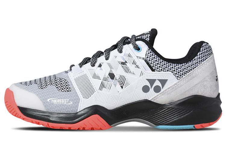 YONEX Shtsale Cushioning Breathable Low-Top Badminton Shoes Unisex White Black