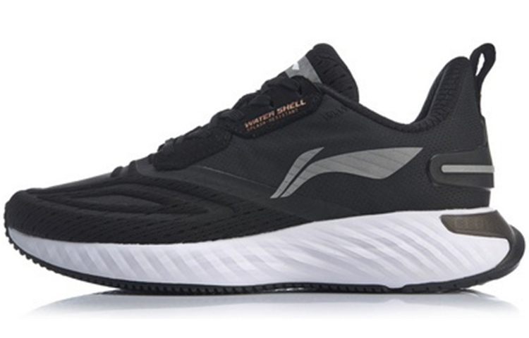 LiNing Cloud 5 V Shield Cushioning And Breathable Low Top Running Shoes Women's Black White