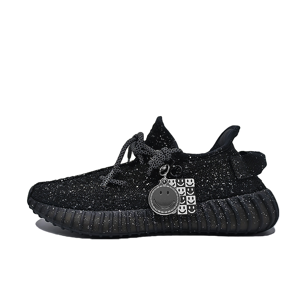 Adidas Originals Yeezy Boost 350 V2 Low Top Casual Shoes Unisex Black