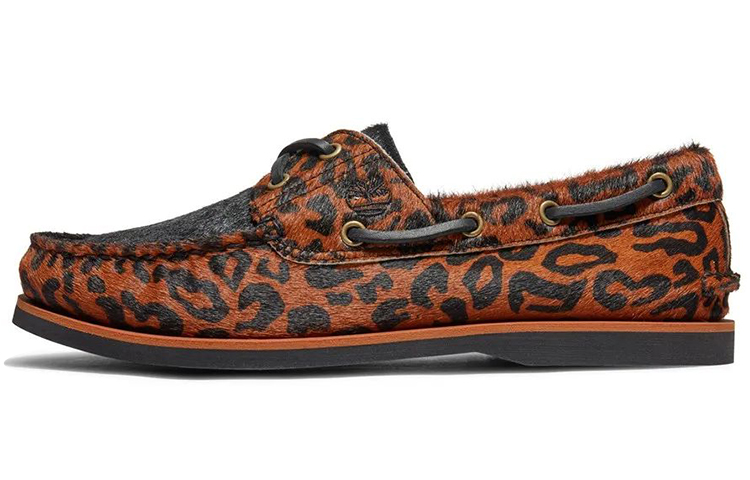 Timberland Classic Boat 2 Eye Wacko Maria Brown Leopard