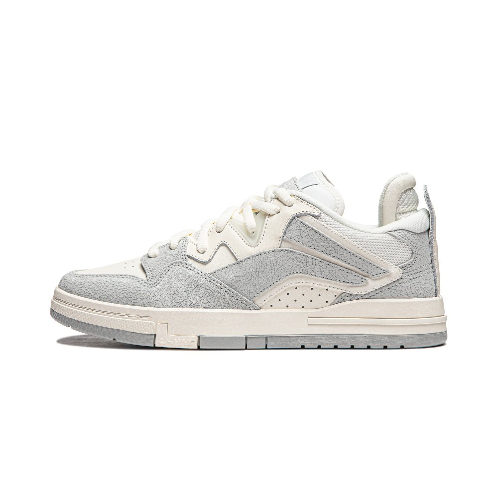 LiNing Wei Wu PRO Skateboard Shoes Men Low-Top Waterdrop Gray/Ecru
