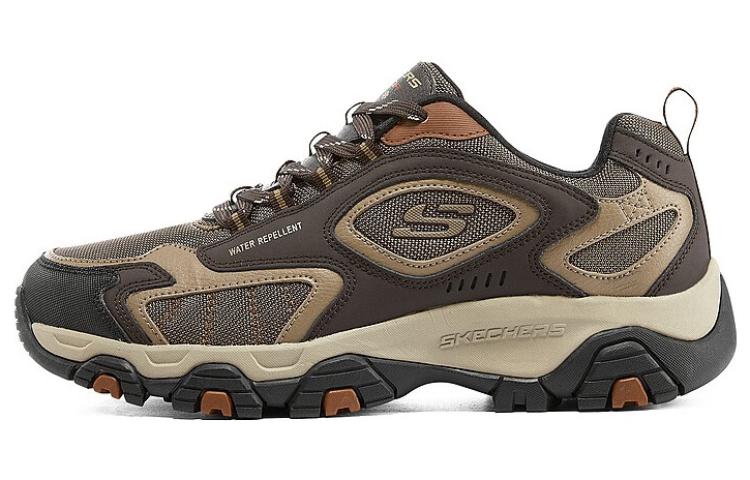 Skechers OUTDOOR Cushioning, Waterproof, And Breathable Support Low Top Casual Shoes Men's Chocolate