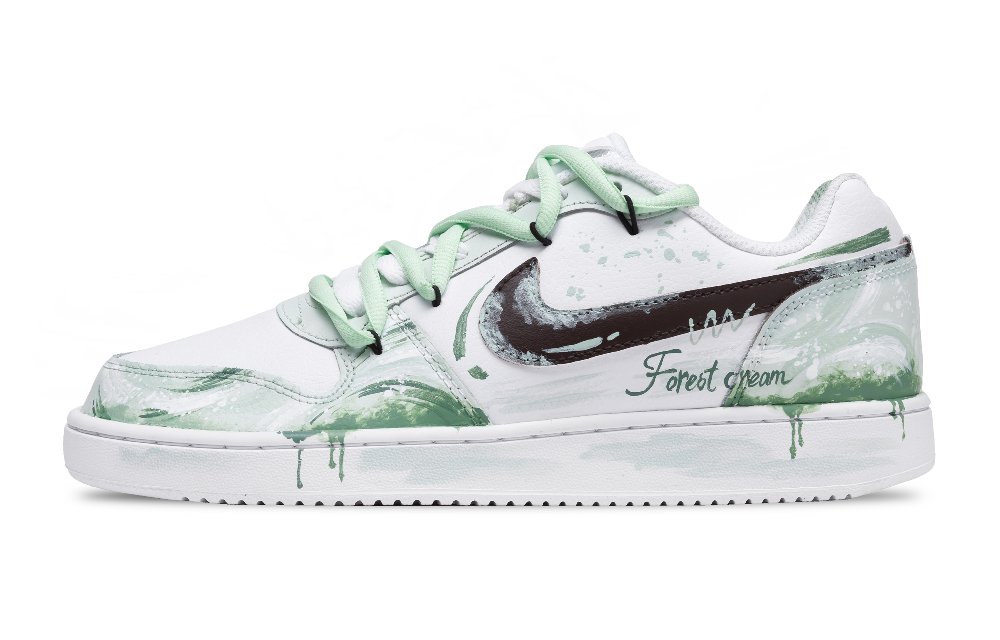 Nike EBERNON Low Top Skateboard Shoes Unisex Light Green