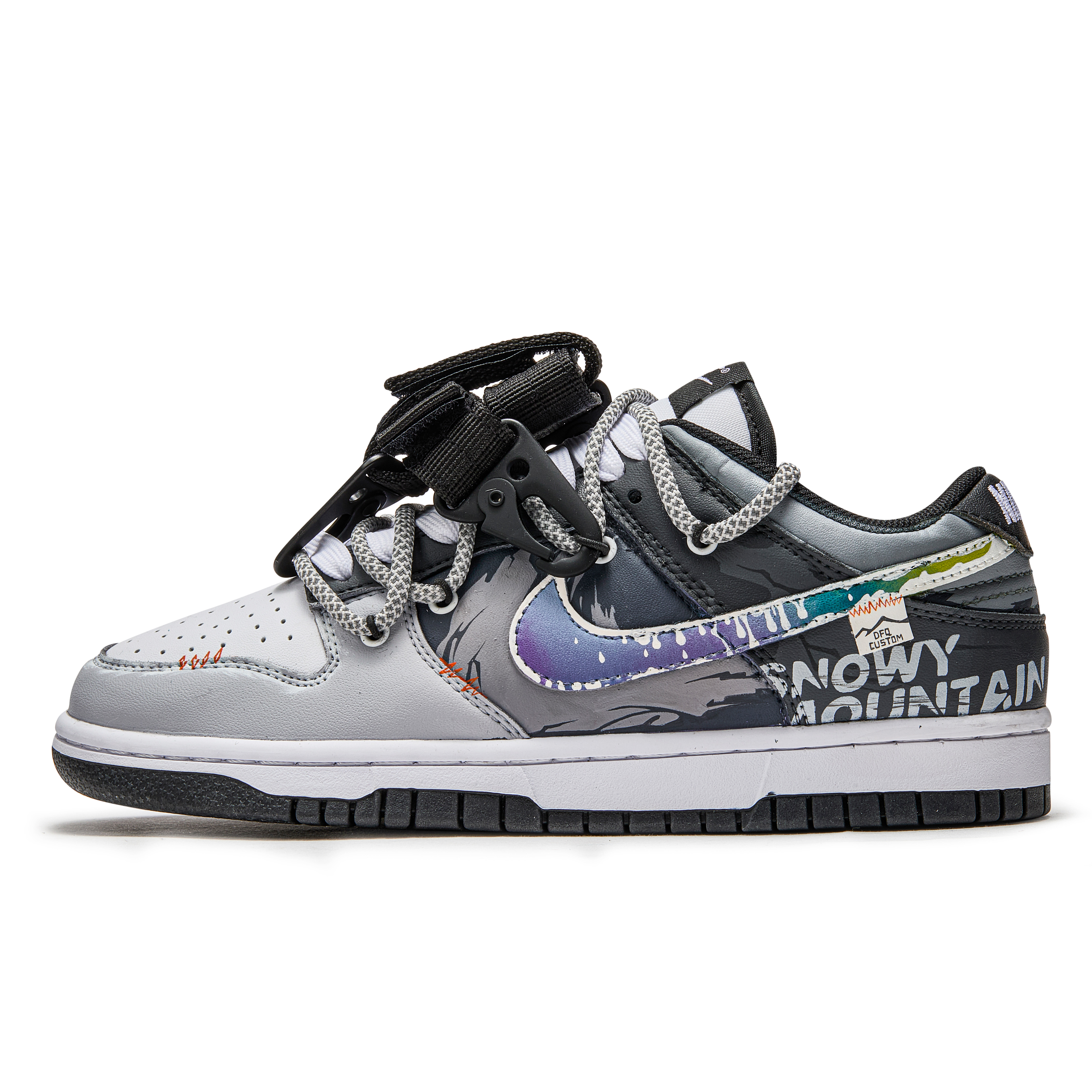Nike Dunk Box, Northern Lights Cushioning Quick Dry Abrasion Resistant Balance Low top Skateboard Shoes Unisex