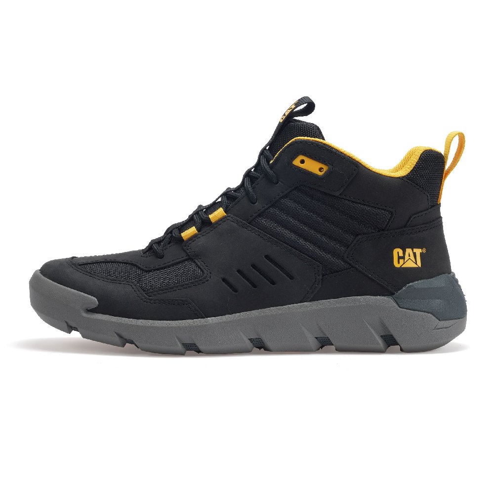 CAT Crail Sport Slip-Resistant High-Top Outdoor Shoes Men's Black