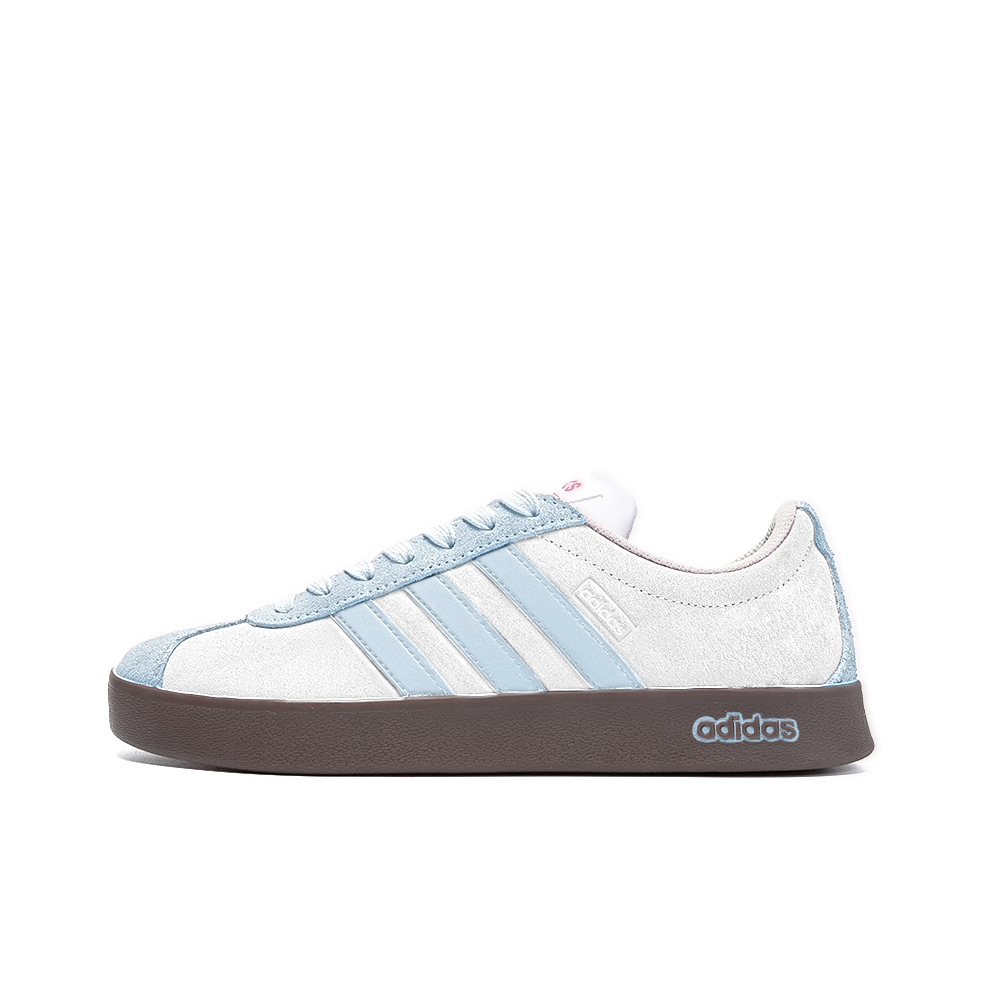Adidas Neo Vl Court Clear Moonlight, Amber Waterproof Low Top Skateboard Shoes Unisex Yellow