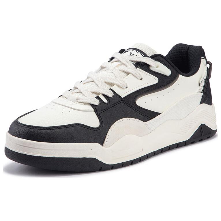 361° Style Burning 4 Wear-Resistant Slip-Resistant Low-Top Skateboard Shoes Men's White Black купить в интернет-магазине Yoocart с быстрой доставкой по России.