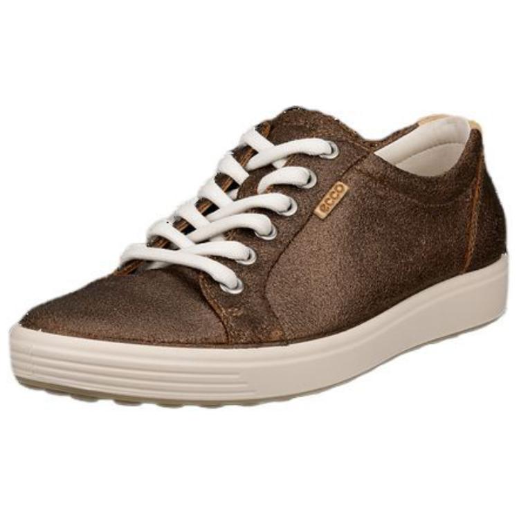 Ecco Low Top Skateboard Shoes Women's Bronze