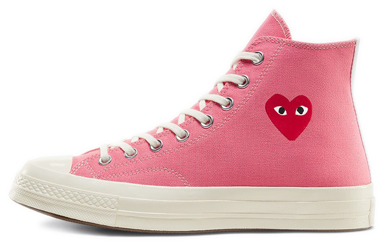 Converse Chuck Taylor All Star 70 Hi Comme Des Garcons Play Bright Pink