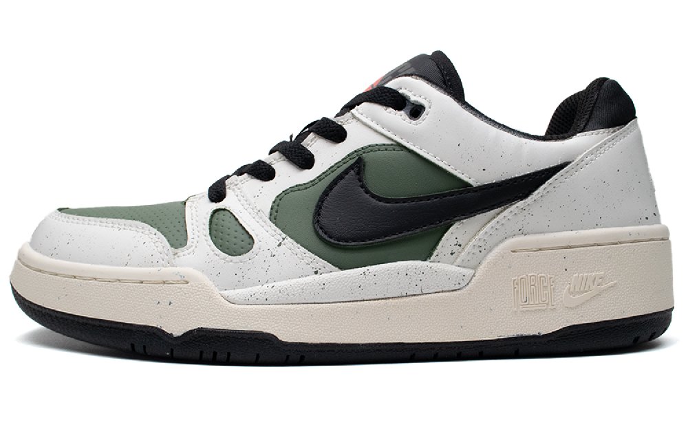 Nike Full Force Low Turquoise Slip Resistant Cushioning Low Top Skateboard Shoes Men's Black White Green