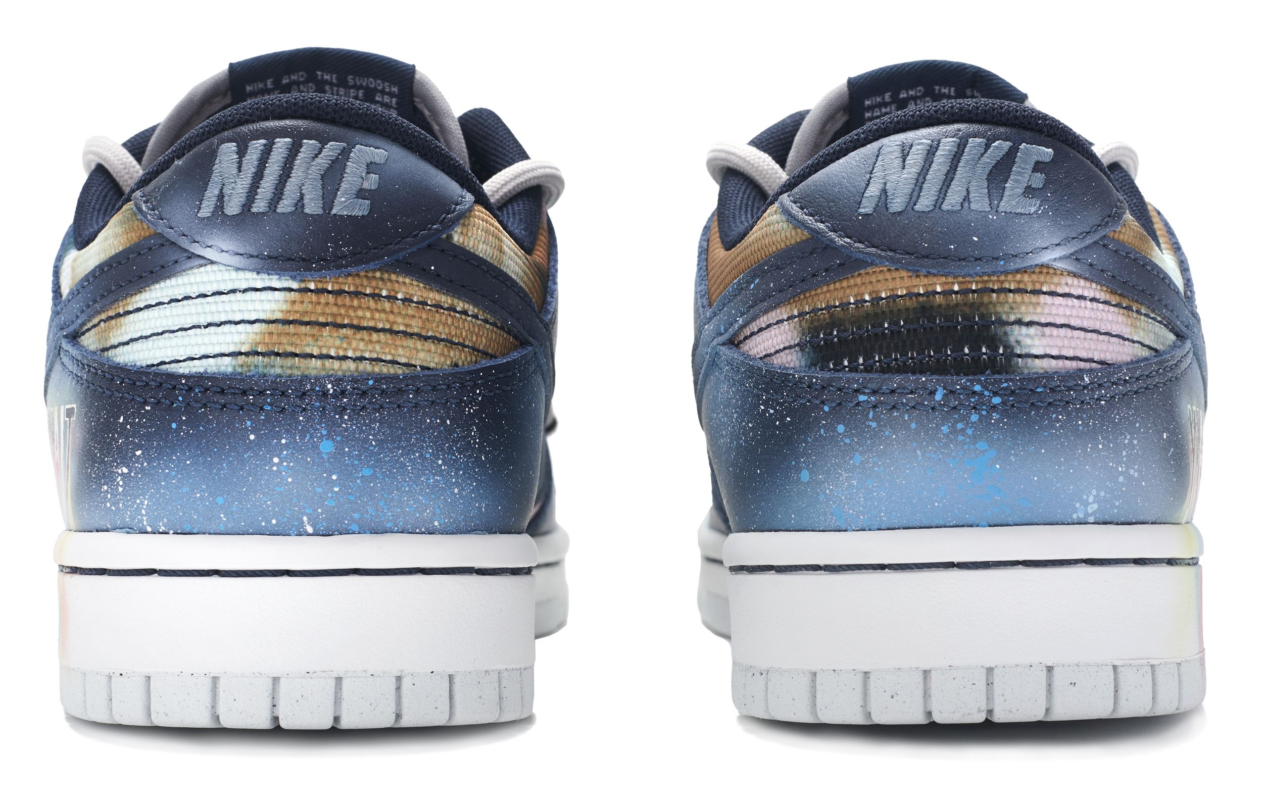 Nike Dunk Retro Low Top Skateboard Shoes Men's Black Blue купить в интернет-магазине Yoocart с быстрой доставкой по России.