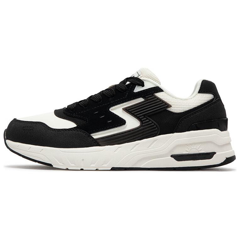 361° Anti-Slip Wear-Resistant Low-Top Casual Shoes Women's Black White