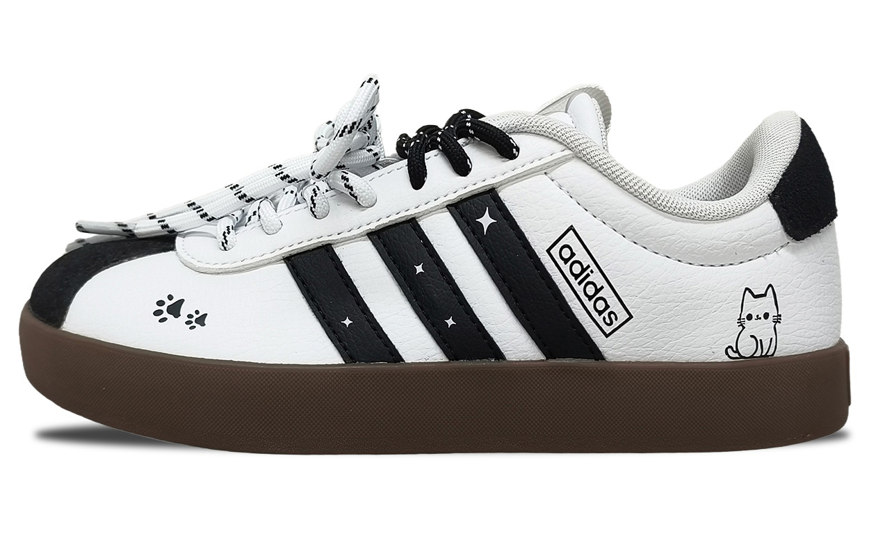 Adidas VL COURT 3.0 Abrasion Resistant Low top Skateboard Shoes Unisex