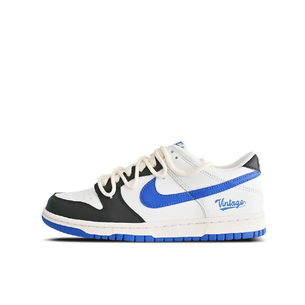 Nike Dunk Low-Top Skateboard Shoes Women's Blue
