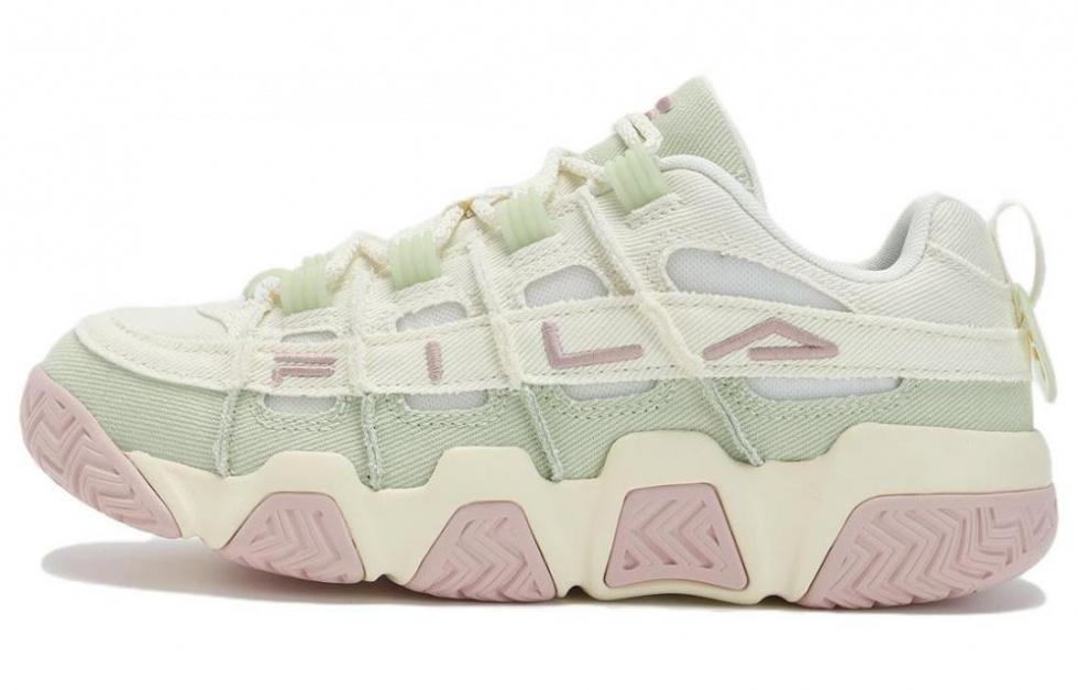 FILA Barricade Basketball Shoes 'White Green Pink' Women's
