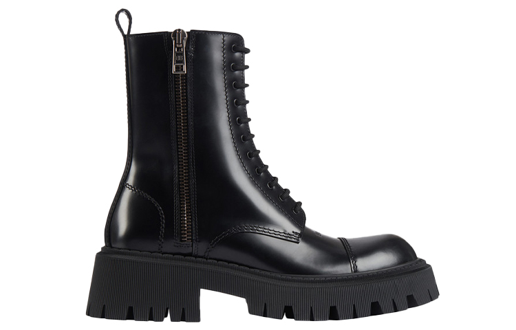 Balenciaga Tractor 20mm Zip Up Boot Black купить в интернет-магазине Yoocart с быстрой доставкой по России.