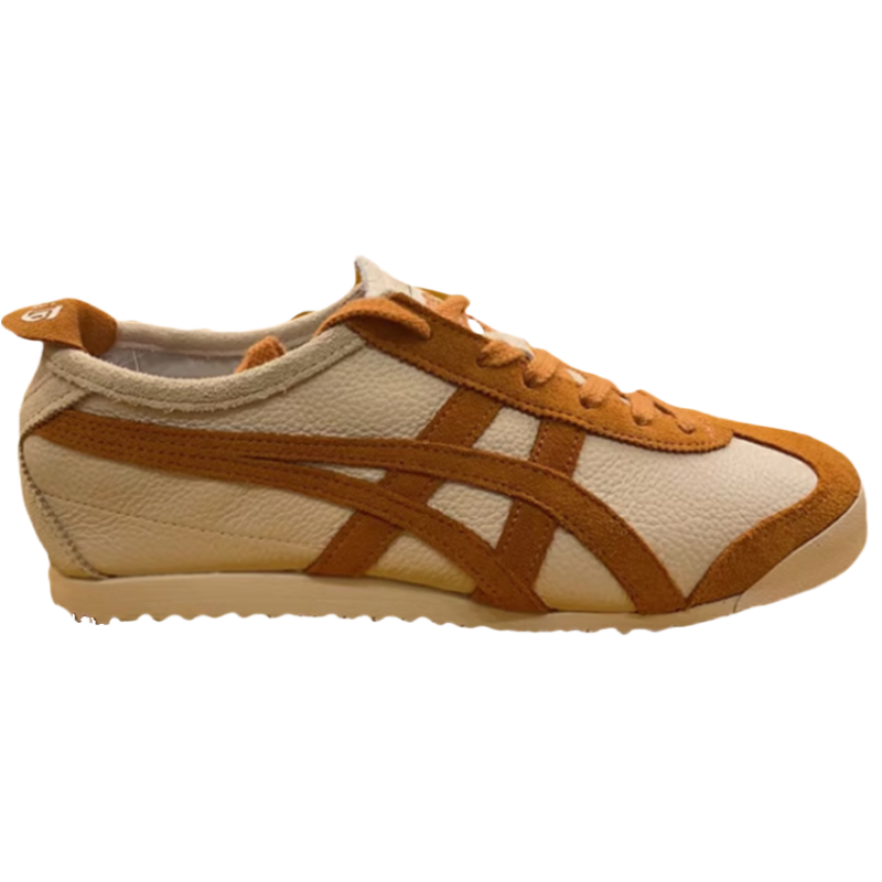 Onitsuka Tiger MEXICO 66 Anti-Slip Wear-Resistant Low-Top Casual Shoes Unisex Brown