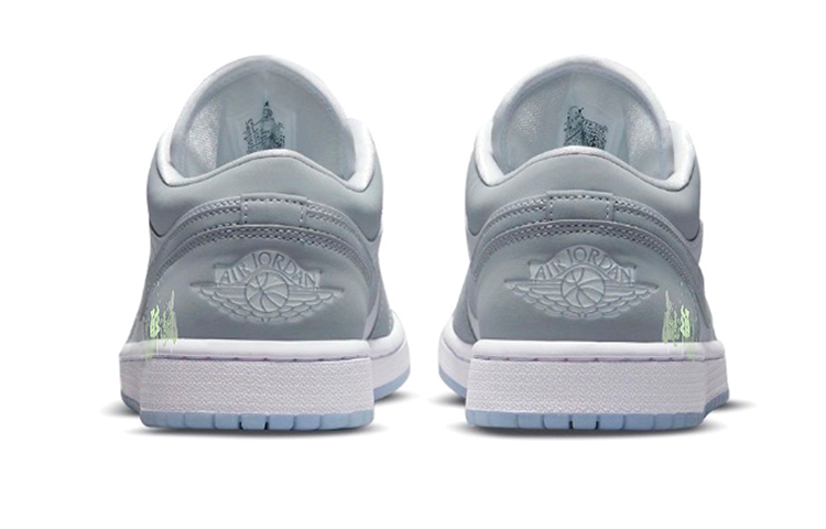 Jordan Air Jordan 1 Vintage Basketball Shoes Women's Low Top Gray/White купить в интернет-магазине Yoocart с быстрой доставкой по России.