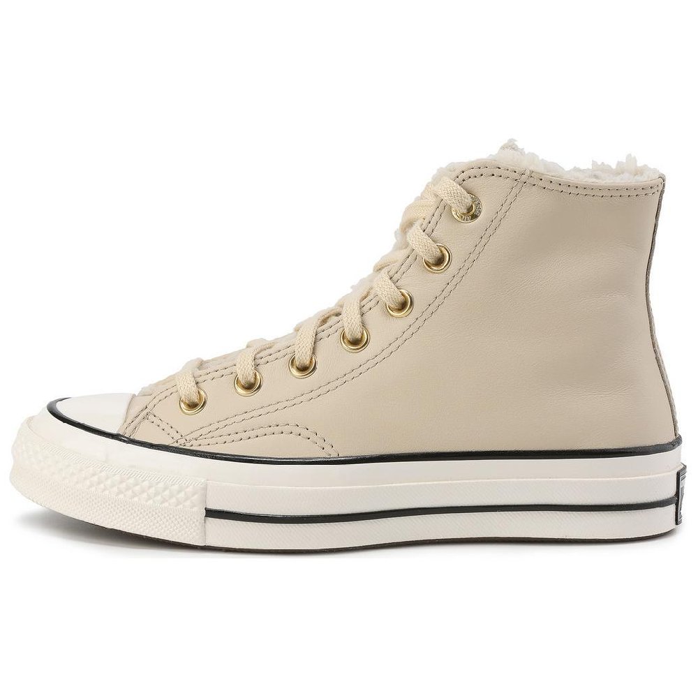 Converse 1970s Anti-Slip Wear-Resistant High-Top Canvas Shoes Unisex Ecru