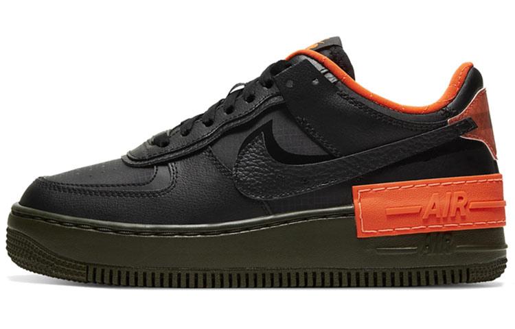 Nike Air Force 1 Low Shadow Black Hyper Crimson Cargo Khaki Women's
