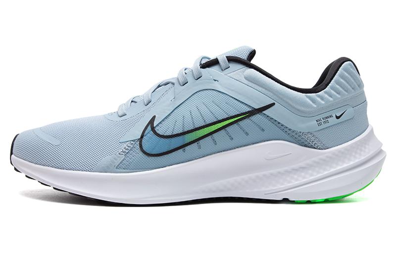 NIKE Quest 5 Беговые кроссовки Низкие Сине-зеленые Мужские