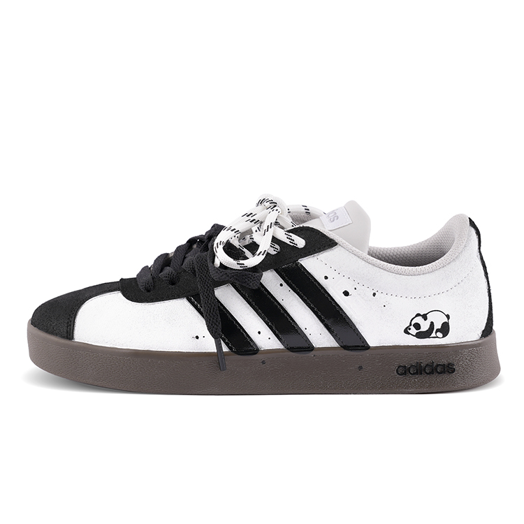 Adidas VL COURT 2.0 Cushioning, Wear Resistant Low Top Skateboard Shoes Unisex Black White