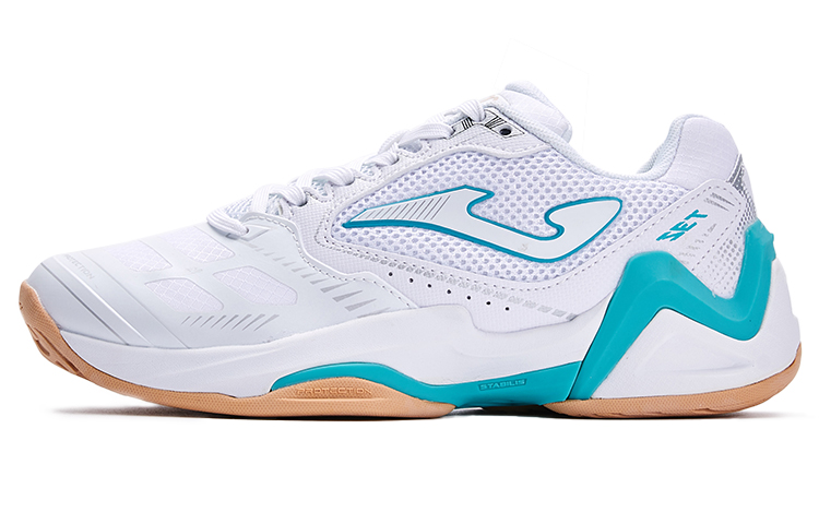 Joma Anti Slip Wear Resistant Low Top Tennis Shoes Women's White Blue