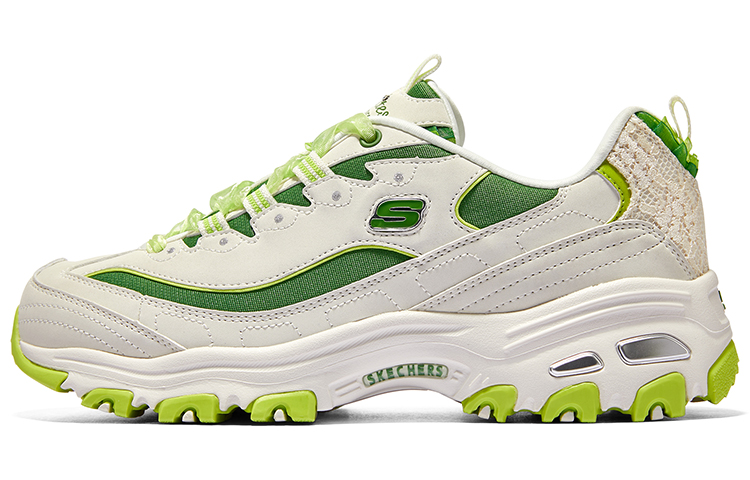 Skechers D'Lites 1.0 Chunky Sneakers 'Beige Green' Women's