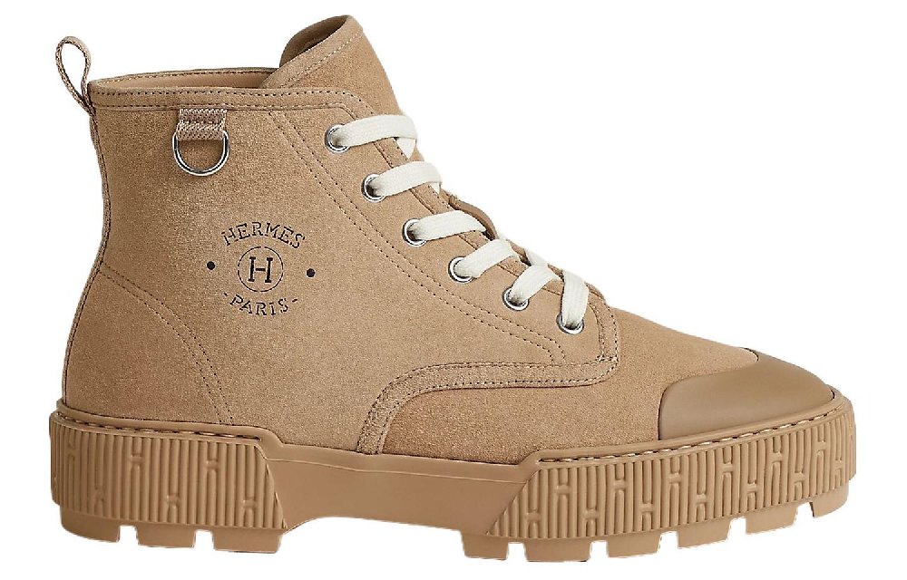 HERMES Itineraire Short Martin Boot Women's Brown