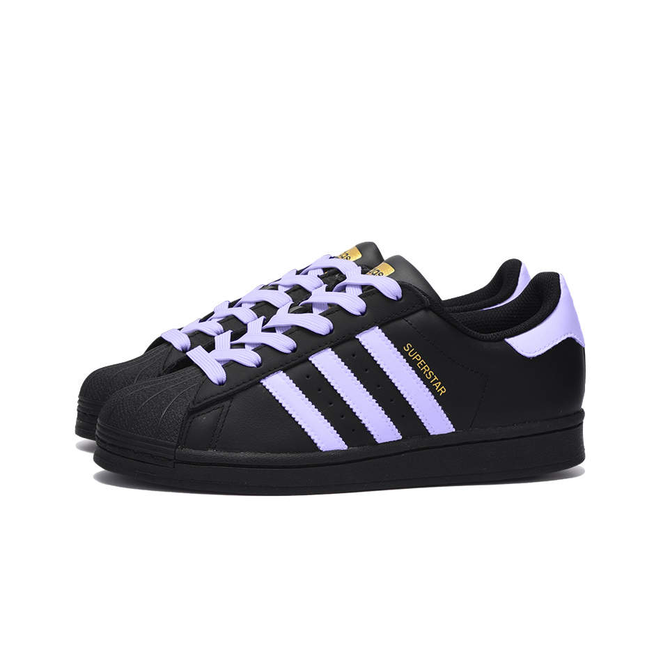 Adidas Originals SUPERSTAR Anti Slip Wear Resistant Low Top Skateboard Shoes Unisex Black