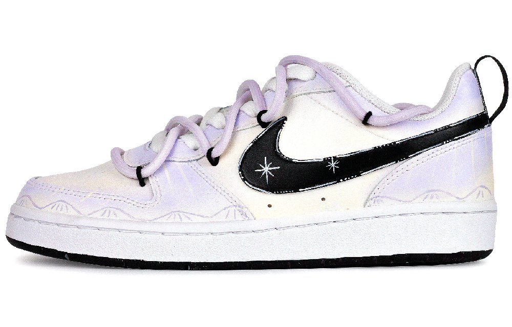 Nike Court Borough Slip Resistant Low top Skateboard Shoes Women's Pink Purple
