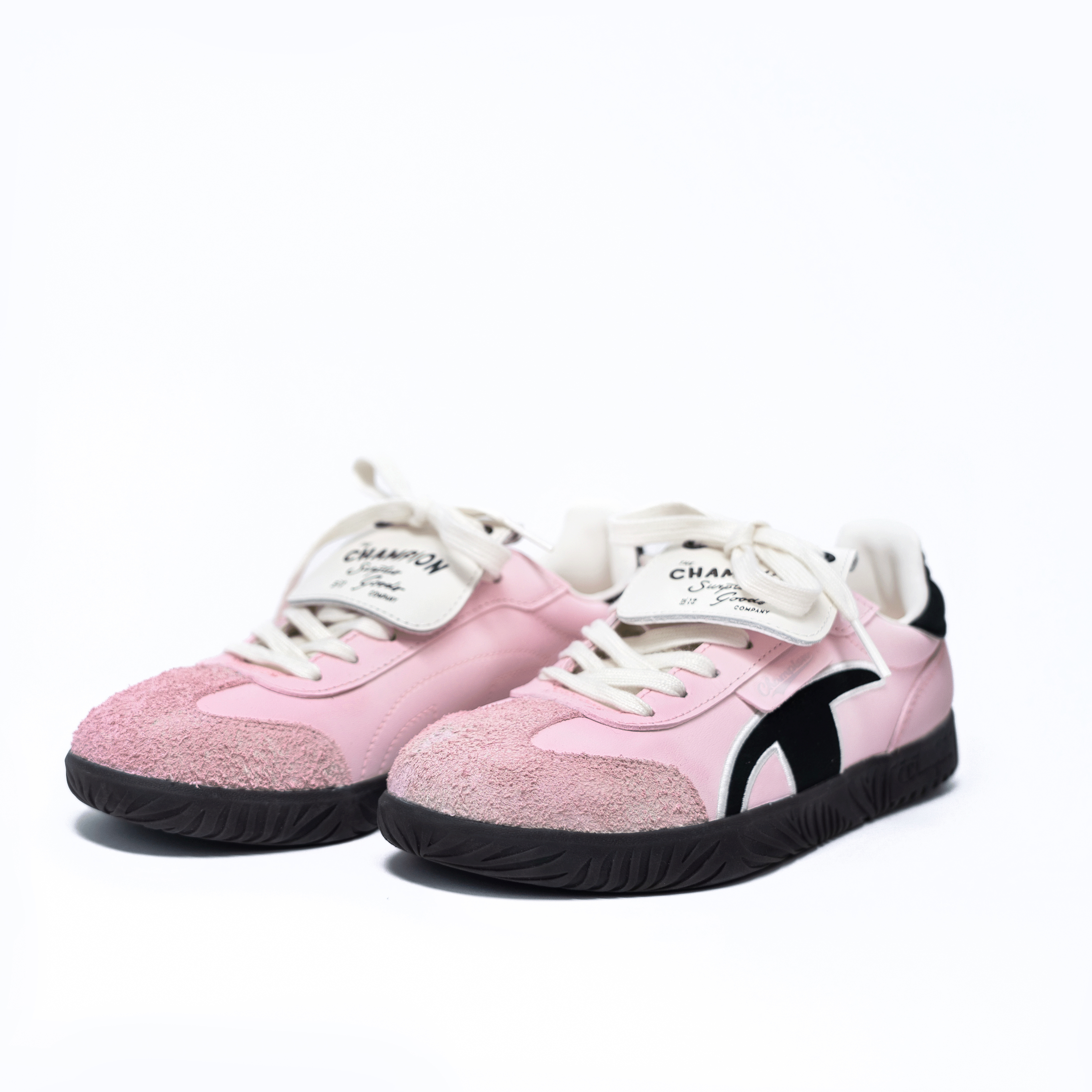 Champion Champ T trainer Cushioning Abrasion Resistant Balance Lightweight Low Top Skateboard Shoes Women's Black Pink купить в интернет-магазине Yoocart с быстрой доставкой по России.