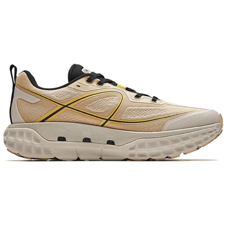 Anta Champion Full Line 2 Cushioning Abrasion Resistant Breathable Low top Casual Running Shoes Men's Beige Black купить в интернет-магазине Yoocart с быстрой доставкой по России.