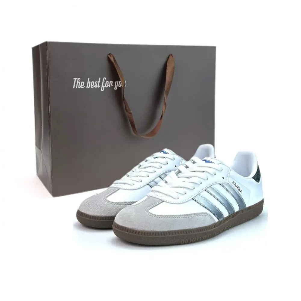 Adidas Originals SAMBA OG German Army Trainers Unisex Low top Black/White/Silver