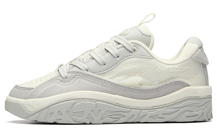 Anta Hot Slip-Resistant Low-Top Skateboard Shoes Women's White Gray