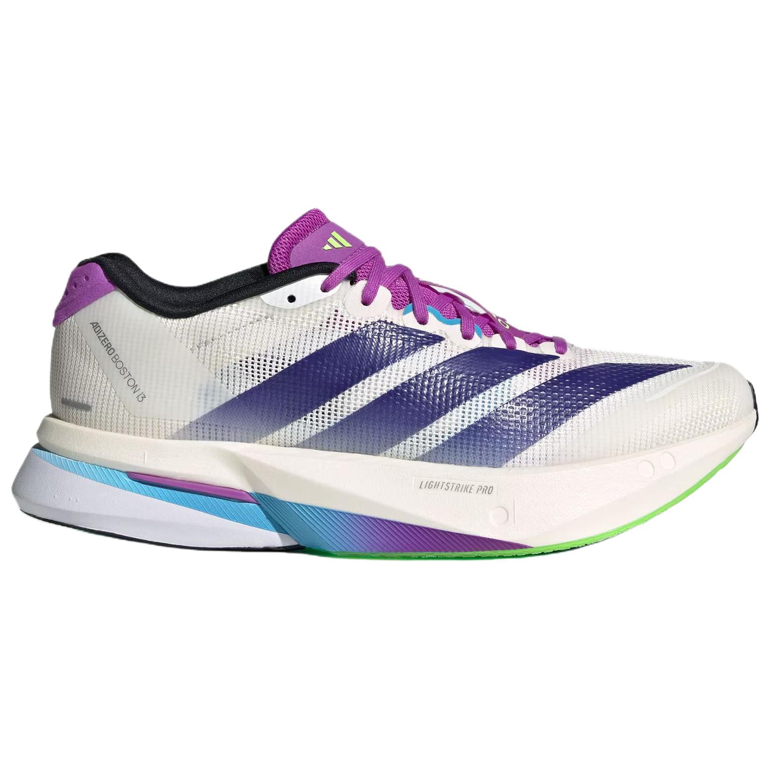 Adidas Adizero Boston 13 Running Shoes Women's White Purple купить в интернет-магазине Yoocart с быстрой доставкой по России.